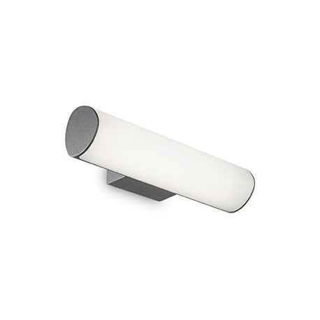 IDEAL-LUX ETERE AP1 LAMPADA DA PARETE LED IN ALLUMINIO CON DIFFUSORE COLOR OPALE 