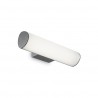 IDEAL LUX ETERE AP1 LAMPADA DA PARETE LED IN ALLUMINIO CON DIFFUSORE COLOR OPALE IP44