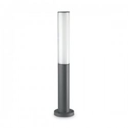 IDEAL-LUX ETERE PT1 LAMPADA DA TERRA LED ANTRACITE CON DIFFUSORE COLOR OPALE IP44