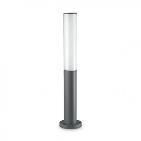 IDEAL-LUX ETERE PT1 LAMPADA DA TERRA LED ANTRACITE CON DIFFUSORE COLOR OPALE IP44