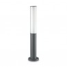 IDEAL-LUX ETERE PT1 LAMPADA DA TERRA LED ANTRACITE CON DIFFUSORE COLOR OPALE IP44