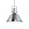 IDEAL-LUX FISHERMAN SP1 D48 SOSPENSIONE IN METALLO CROMO CON LASTRA DI VETRO SERIGRAFATA 60W E27 