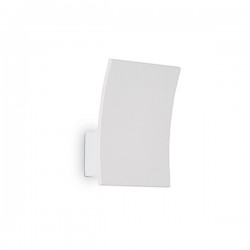 IDEAL-LUX FIX AP1 LAMPADA DA PARETE LED IN LASTRA DI ALLUMINIO COLORE BIANCO 5W 420lm 