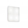 IDEAL-LUX FLAT PL4 D30 PLAFONIERA IN METALLO CON DIFFUSORE IN LASTRA DI ACRILICO SATINATO