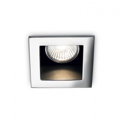 IDEAL-LUX FUNKY LAMPADA DA SOFFITTO AD INCASSO COLOR  CROMO 50W GU10