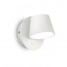 IDEAL-LUX GIM AP1 APPLIQUE LED  BIANCA CON DIFFUSORE RUOTABILE ED INTERRUTTORE INTEGRATO 6W