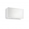 IDEAL LUX HOTEL AP1 APPLIQUE CON PARALUME RIVESTITO DI COLORE BIANCO 60W E27
