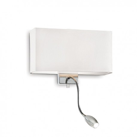 IDEAL LUX HOTEL AP2 APPLIQUE CON PARALUME E DOPPIA SORGENTE LUMINOSA