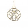IDEAL LUX KONSE SP1 SOSPENSIONE IN METALLO RIFINITA  IN ORO SCURO SATINATO 60W