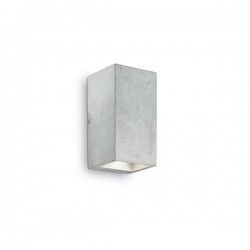 IDEAL LUX KOOL AP2 LAMPADA DA PARETE IN VERO CEMENTO 2 x 15W G9