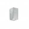 IDEAL LUX KOOL AP2 LAMPADA DA PARETE IN VERO CEMENTO 2 x 15W G9