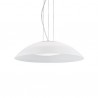 IDEAL LUX LENA SP3 D64 SOSPENSIONE CROMATA CON DIFFUSORE CON DOPPIO VETRO 3x60W E27