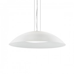 IDEAL LUX LENA SP3 D74 SOSPENSIONE BIANCA CON DIFFUSORE IN DOPPIO VETRO 3x60W E27