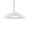 IDEAL LUX LENA SP3 D74 SOSPENSIONE BIANCA CON DIFFUSORE IN DOPPIO VETRO 3x60W E27
