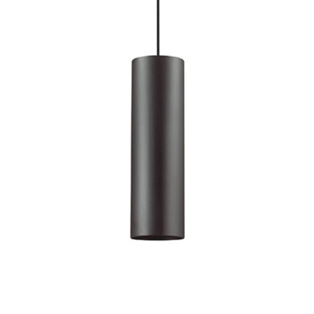 IDEAL LUX LOOK SP1 BIG SOSPENSIONE IN METALLO NERO CON CAVO IN TESSUTO 50W GU10