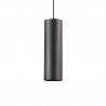 IDEAL LUX LOOK SP1 BIG SOSPENSIONE IN METALLO NERO CON CAVO IN TESSUTO 50W GU10