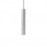 IDEAL LUX LOOK SP1 SMALL SOSPENSIONE ARGENTO CON CAVO IN TESSUTO 50W GU10