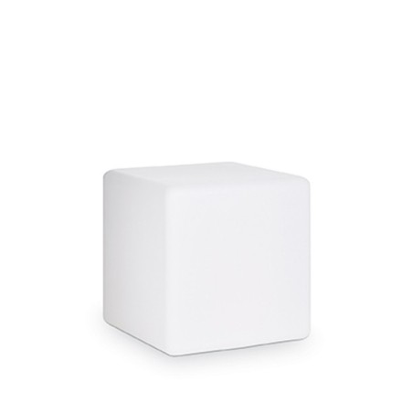 IDEAL LUX LUNA PT1 D40 LAMPADA DA TERRA BIANCA OPACA 60W E27 IP44