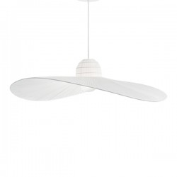 IDEAL LUX MADAME SP1 SOSPENSIONE CON DIFFUSORE METALLICO AVVOLTO IN NASTRO DI RASO 60W