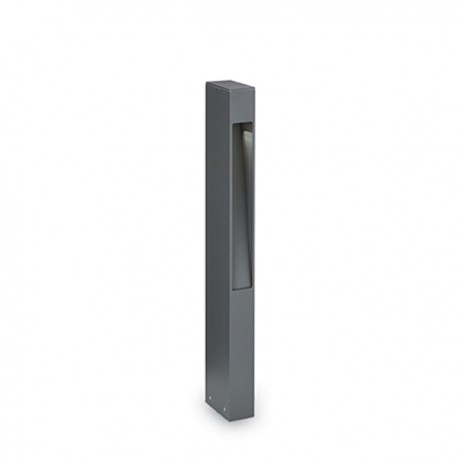 IDEAL LUX MERCURIO PT1 PIANTANA COLOR ANTRACITE CON DIFFUSORE IN VETRO PIREX 15W G9 IP44