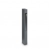 IDEAL LUX MERCURIO PT1 PIANTANA COLOR ANTRACITE CON DIFFUSORE IN VETRO PIREX 15W G9 IP44
