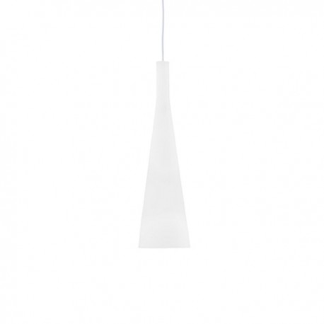 IDEAL LUX MILK SP1 SOSPENSIONE IN VETRO BIANCO SOFFIATO E ACIDATO 60W