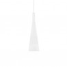 IDEAL LUX MILK SP1 SOSPENSIONE IN VETRO BIANCO SOFFIATO E ACIDATO 60W