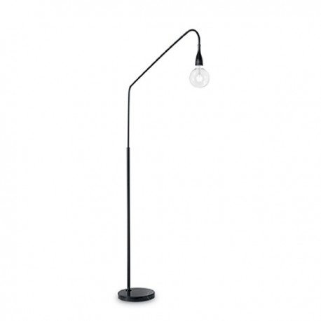 IDEAL LUX MINIMAL PT1 LAMPADA DA TERRA IN METALLO RIFINITO NERO 60W E27