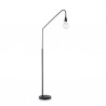 IDEAL LUX MINIMAL PT1 LAMPADA DA TERRA IN METALLO RIFINITO NERO 60W E27