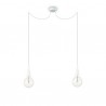 IDEAL LUX MINIMAL SP2 SOSPENSIONE IN METALLO RIFINITO CROMO 2x60W E27