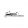 IDEAL LUX MIRROR-10 AP4 APPLIQUE IN METALLO CON DIFFUSORE POSIZIONABILE IN FINITURA CROMO 4x40W