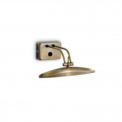 IDEAL LUX MIRROR-20 AP2 APPLIQUE IN METALLO CON DIFFUSORE POSIZIONABILE IN FINITURA NICKEL 2x40W
