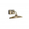 IDEAL LUX MIRROR-20 AP2 APPLIQUE IN METALLO CON DIFFUSORE POSIZIONABILE IN FINITURA BRUNITO 2x40W