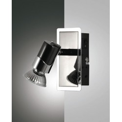 FABAS LUCE 2554-81-172 ALICE FARETTO SPOT IN METALLO NERO 1x50W GU10