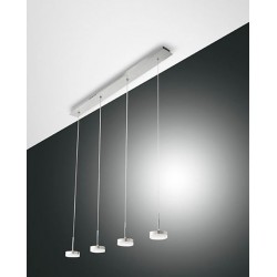FABAS LUCE 3239-49-212 DUNK SOSPENSIONE LED DIM COLOR ALLUMINIO 32W 2800lm