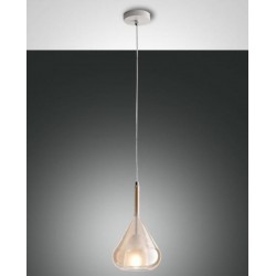 FABAS LUCE 3481-40-125 | LILA SOSPENSIONE IN VETRO BOROSILICATO COLOR AMBRA  E27 40W