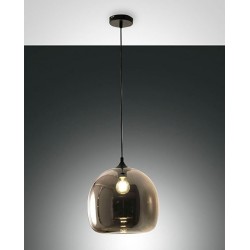 FABAS LUCE 3490-40-126 | MAIA SOSPENSIONE IN VETRO SOFFIATO COLOR AMBRA E27 60W