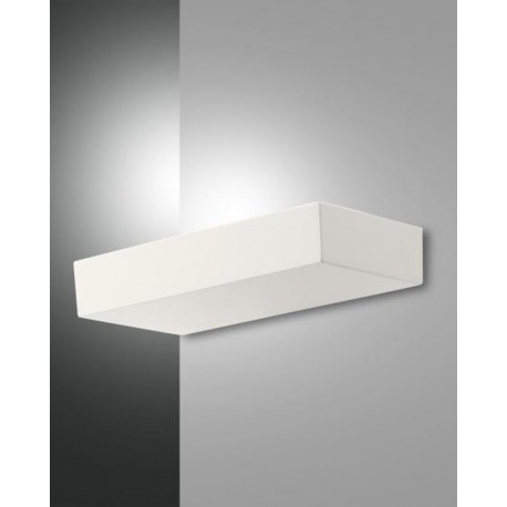 FABAS LUCE 3506-21-955 | EMMA APPLIQUE LED DIMMERABILE IN ALLUMINIO BIANCA 27W 2900lm