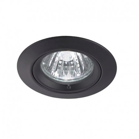 ROSSINI ILLUMINAZIONE 5128-N PROXY FARETTO AD INCASSO IN METALLO NERO GU10 40W Ø83x25 mm