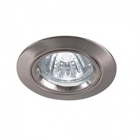 ROSSINI ILLUMINAZIONE 5128-NO PROXY FARETTO AD INCASSO IN NICHEL OPACO GU10 40W Ø83x25 mm