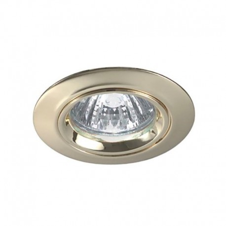 ROSSINI ILLUMINAZIONE 5128-OL PROXY FARETTO AD INCASSO IN ORO LUCIDO GU10 40W Ø83x25 mm