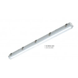 ROSSINI ILLUMINAZIONE DIN001 DINARO APPARECCHIO STAGNO LED MONOLAMPADA A PARETE O SOFFITTO 4000°K 1180lm  IP65