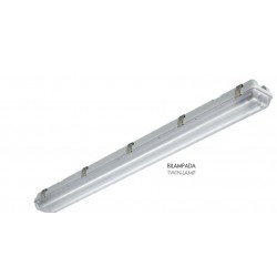 ROSSINI ILLUMINAZIONE DIN010 DINARO APPARECCHIO STAGNO BILAMPADA A PARETE O SOFFITTO IP65 ATTACCO G13 2x10W