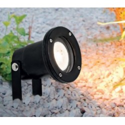 ROSSINI ILLUMINAZIONE KAT001 KATA PROIETTORE ORIENTABILE PER ESTERNO IN ALLUMINIO NERO 50W GU10