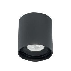 ROSSINI ILLUMINAZIONE KUB005AN KUBA FARETTO DA PLAFONE ANTRACITE PER ESTERNO 1x20W LED GU10 IP54