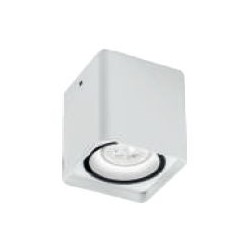 ROSSINI ILLUMINAZIONE KUB006B KUBA FARETTO DA PLAFONE ANTRACITE PER ESTERNO 1x20W LED GU10 IP54