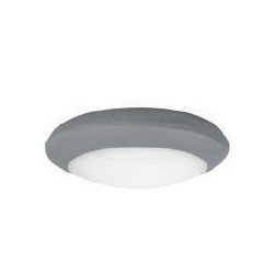 ROSSINI ILLUMINAZIONE MON001GR MONO PLAFONIERA LED INSTALLABILE A PARETE 3000°K 1240lm IP66 GRIGIA