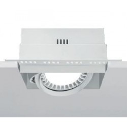 ROSSINI ILLUMINAZIONE TAK003B TAKA FARETTO AD INCASSO A SCOMPARSA BIANCO 75W G53 L162mm