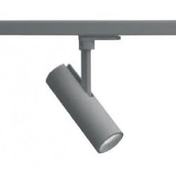 ROSSINI ILLUMINAZIONE MAA001GR MAAR FARETTO LED GRIGIO ORIENTABILE PER BINARIO TRIFASE 10W 3000°K 880lm