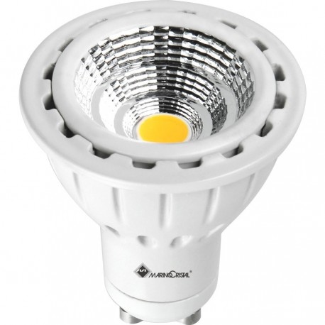 MARINO CRISTAL 21516 PRO-RFL-COB-7  LAMPADA LED 7W GU10 3000°K 550lm CONFEZIONE 10 LAMPADINE